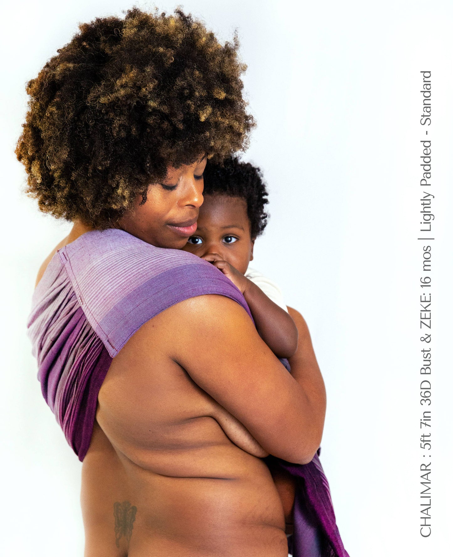 Violet Ombré Lightly Padded Ring Sling