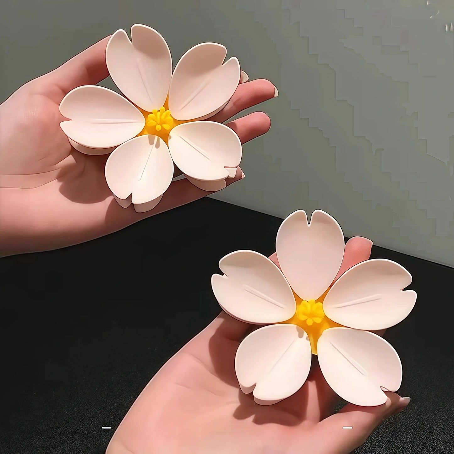 Cherry Blossom Magnetic Bag Clips (5 Removable Petals)