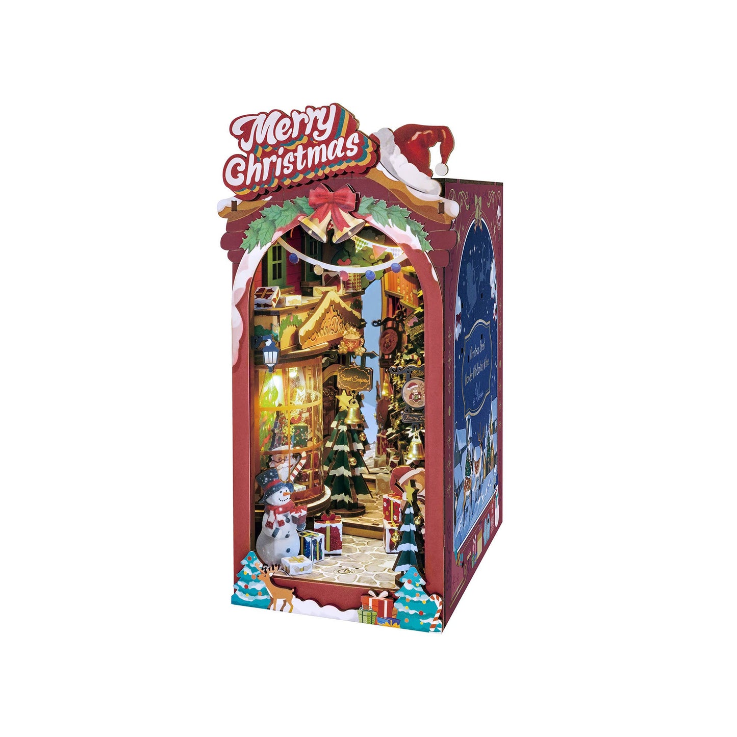 DIY Book Nook Kit: Christmas Street