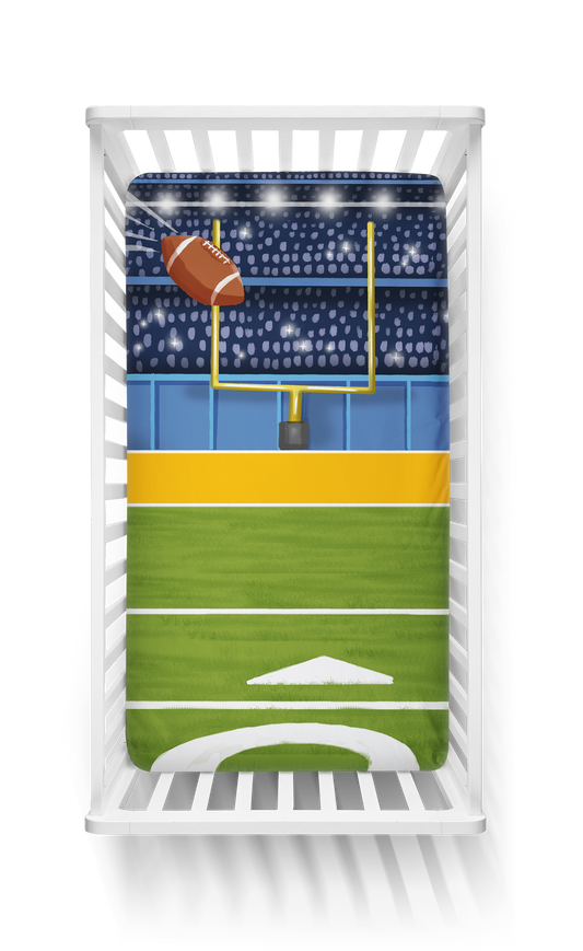 Luvsy - Football Crib Sheets