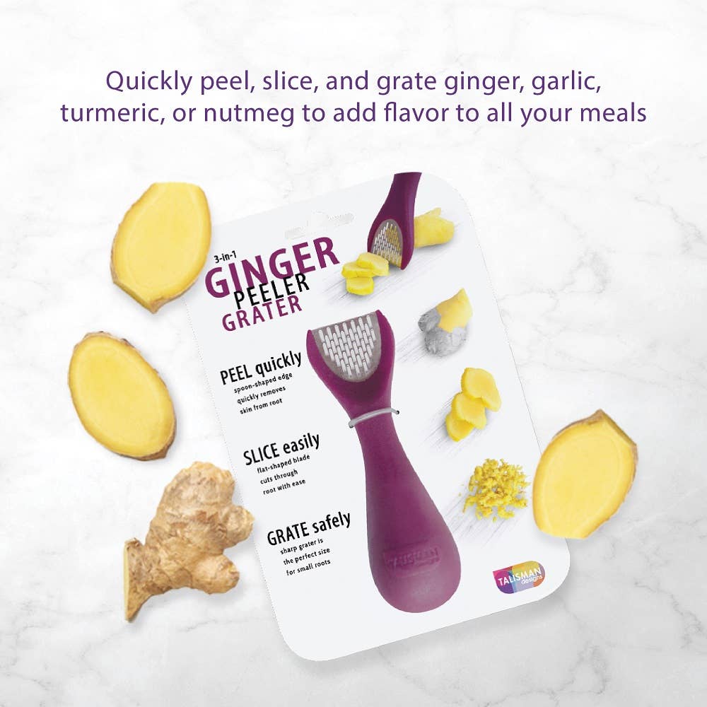3-in-1 Ginger Peeler and Grater