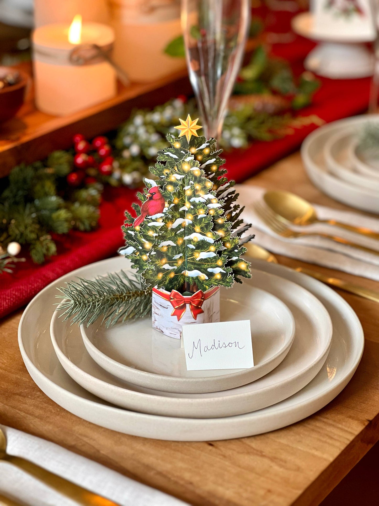 Merry Mini Tree Pop-up Greeting Cards