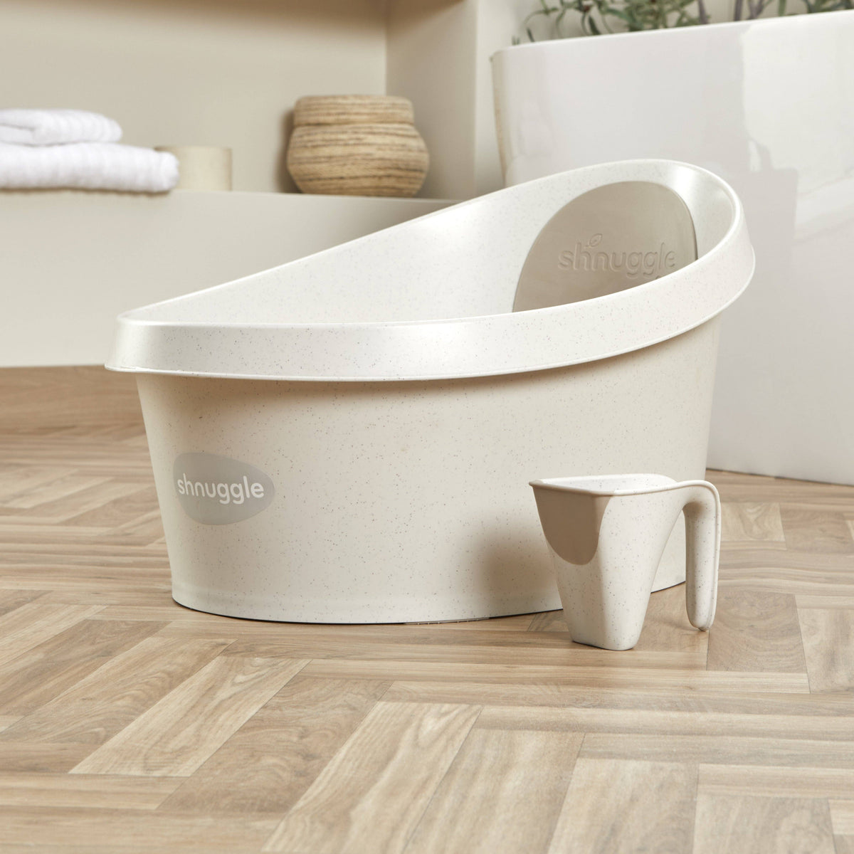 Shnuggle Toddler Bath Tub | Big Bath for bigger kids | Child bathtub seat support | Fits in shower and adult bath