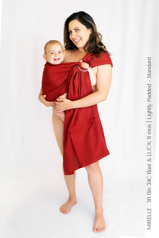 Currant Lightly Padded Ring Sling