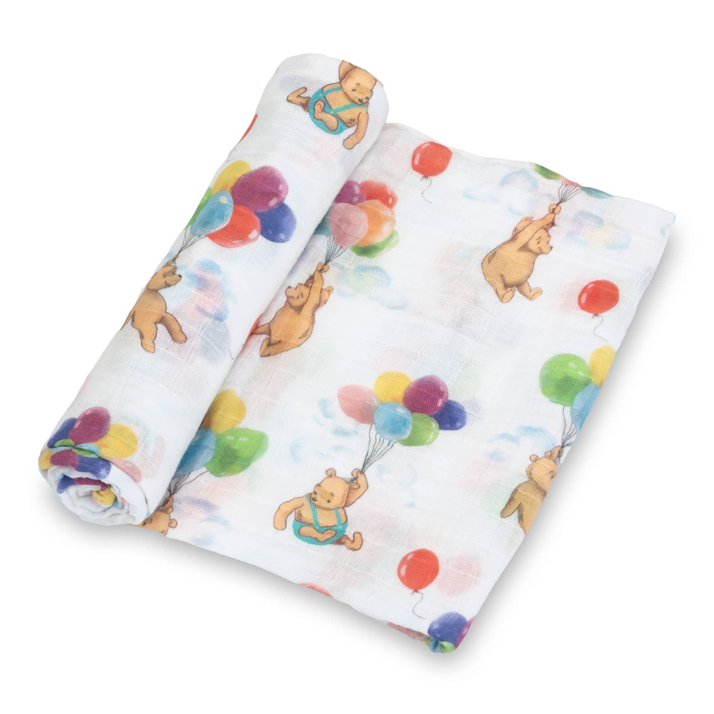 Baby Muslin Swaddle Blanket 47x47 Up, Up & Bear!