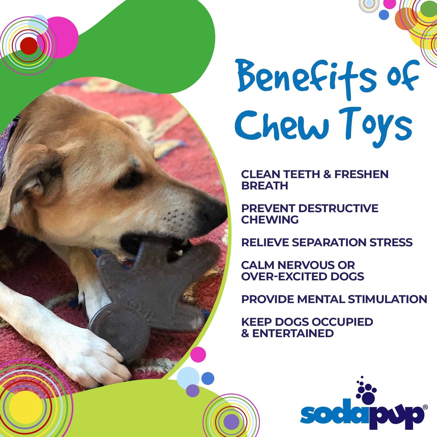 Gingerbread Man Christmas Nylon Chew Toy