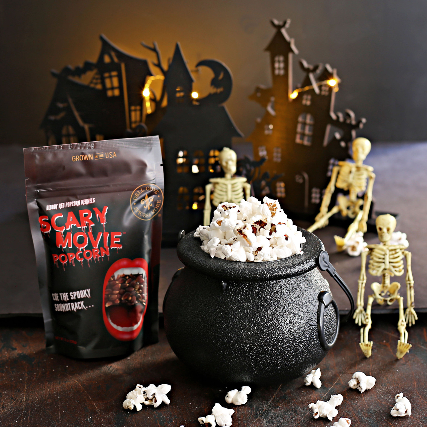 Scary Movie Popcorn Kernels - Bloody Red Halloween Popcorn