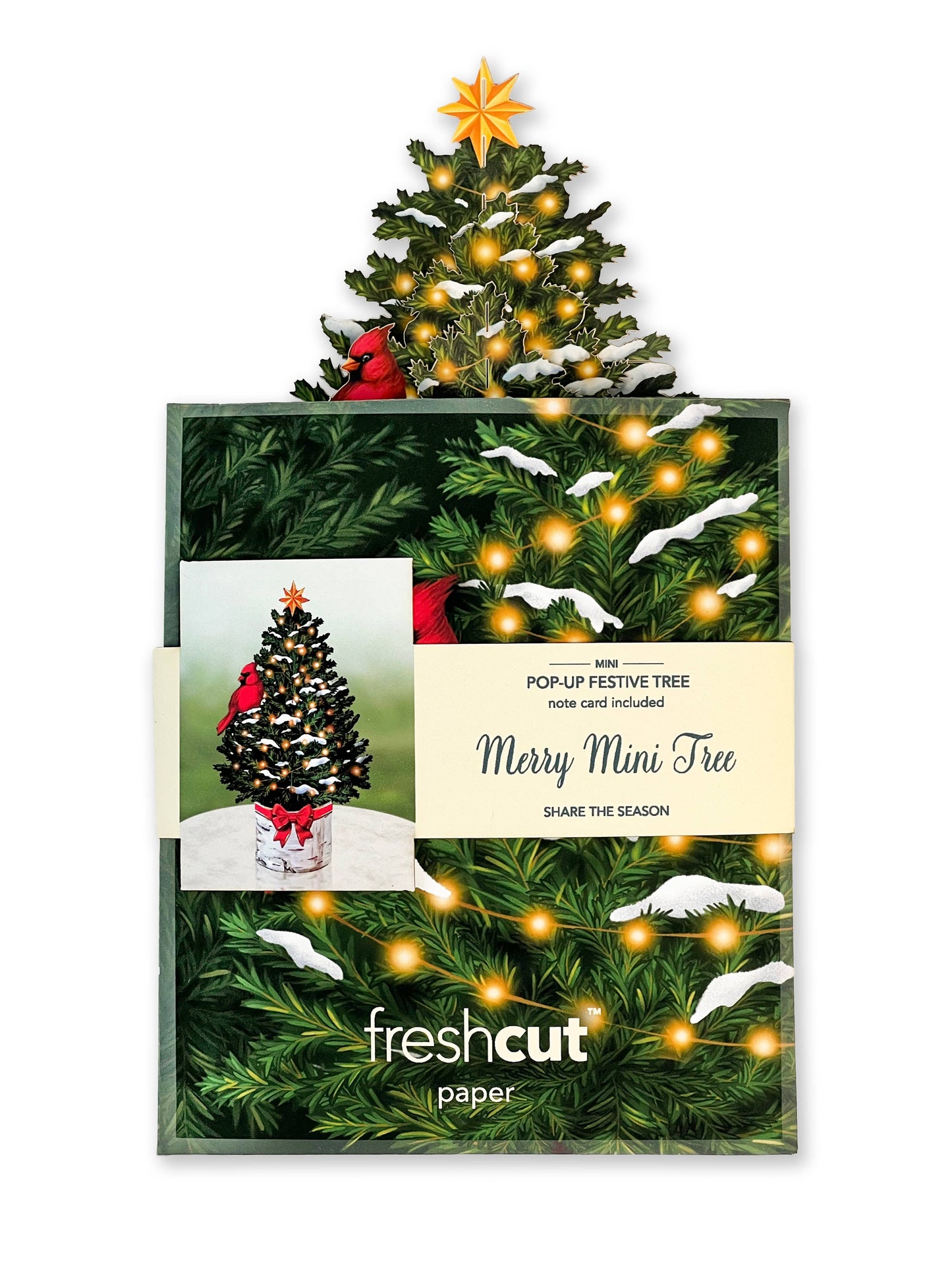 Merry Mini Tree Pop-up Greeting Cards