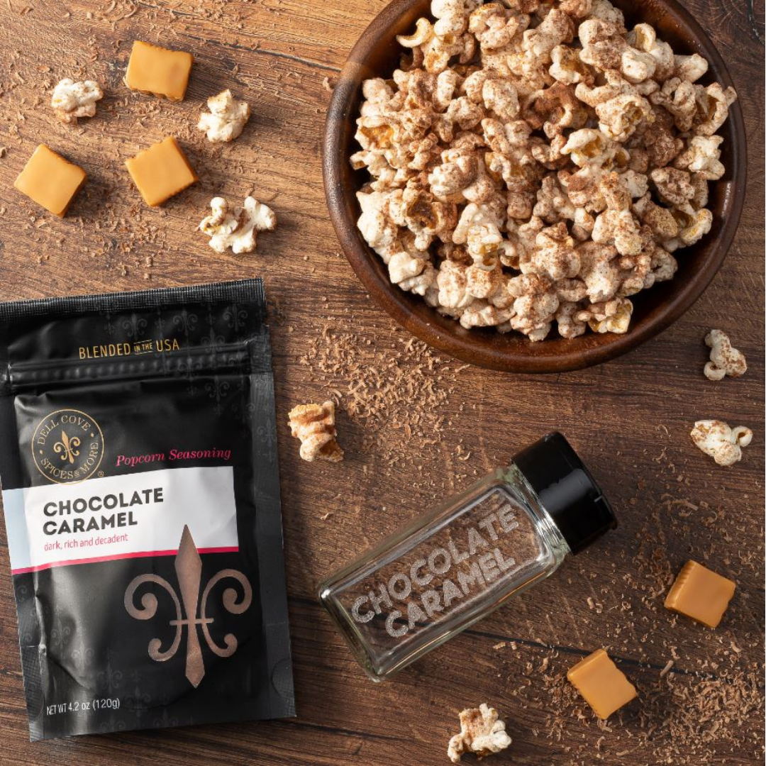 Chocolate Caramel Popcorn Seasoning - Gluten Free, Non GMO