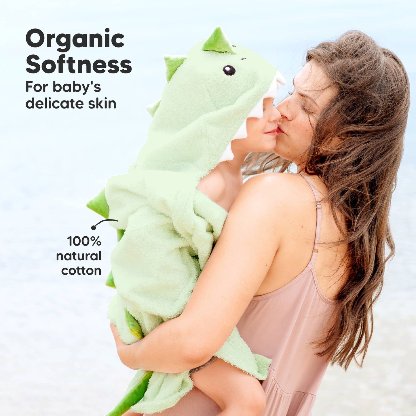Dragon Hooded Baby Bath Towels