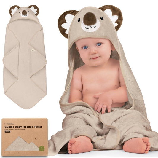 Koala Cuddle Baby Hooded Towel