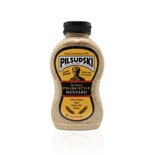 Pilsudski Polish Style Mustard with Horseradish