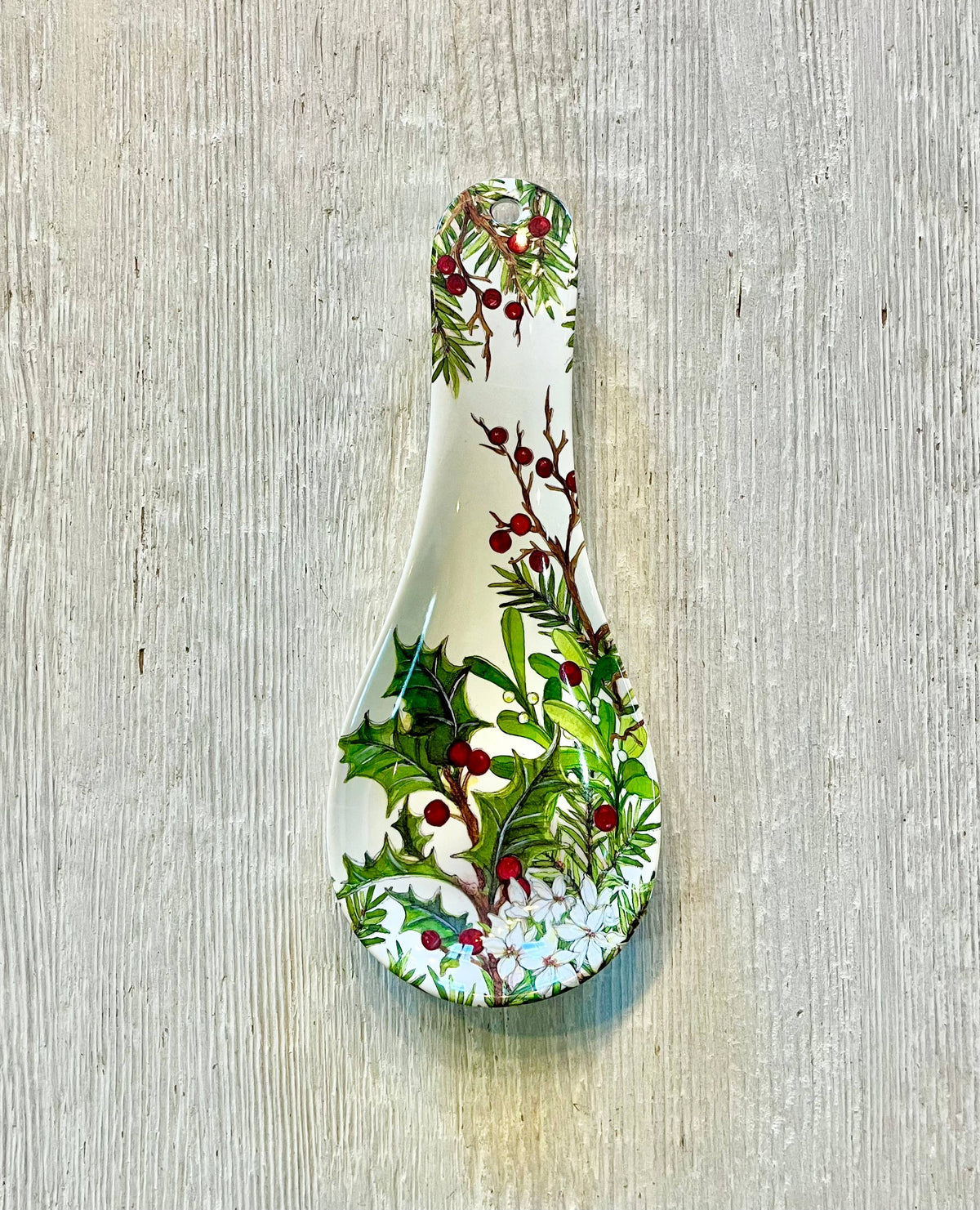 Holly & Berries Christmas Holiday Kitchen Spoon Rest