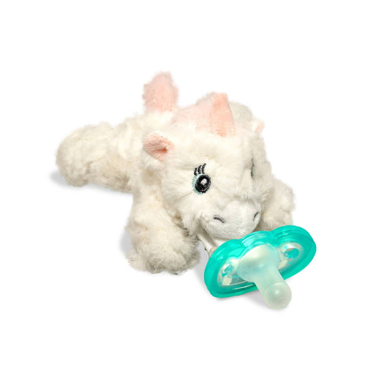 RaZbuddy Luna Pink Unicorn Paci/Teether Holder