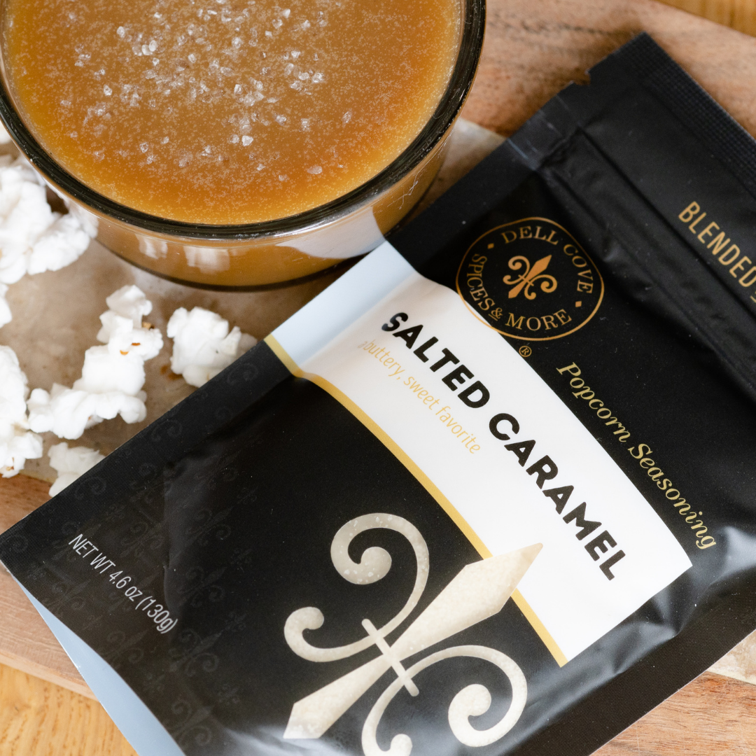 Salted Caramel Popcorn Seasoning - Gluten Free Caramel Corn