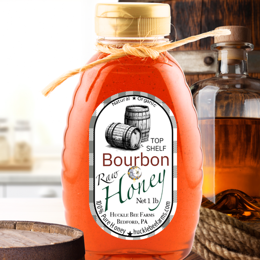 Bourbon Infused Raw Honey