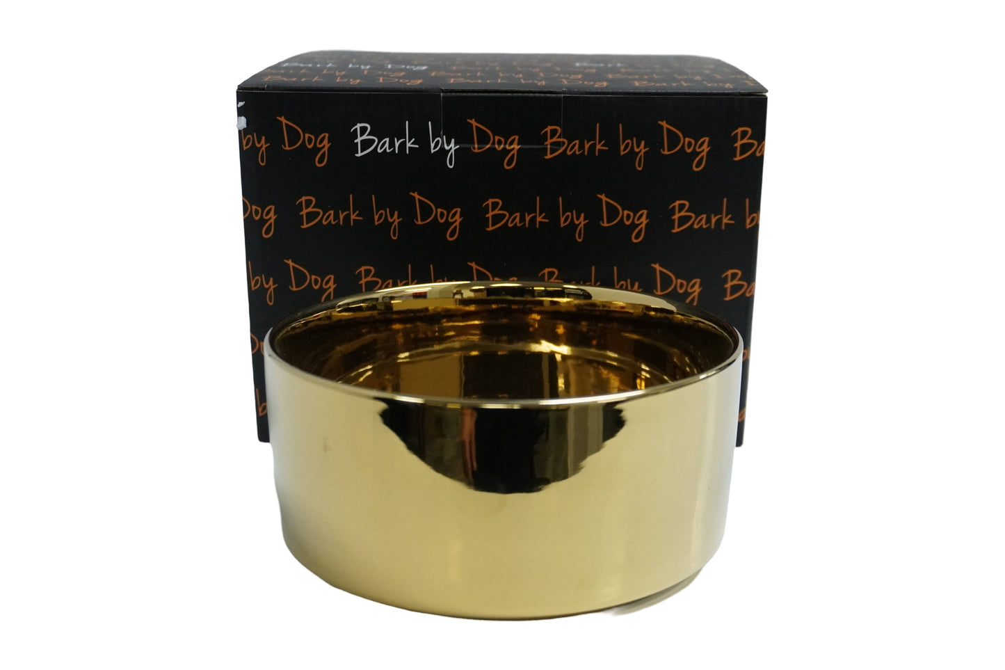 Luigi Luxe Gold Dog Bowl