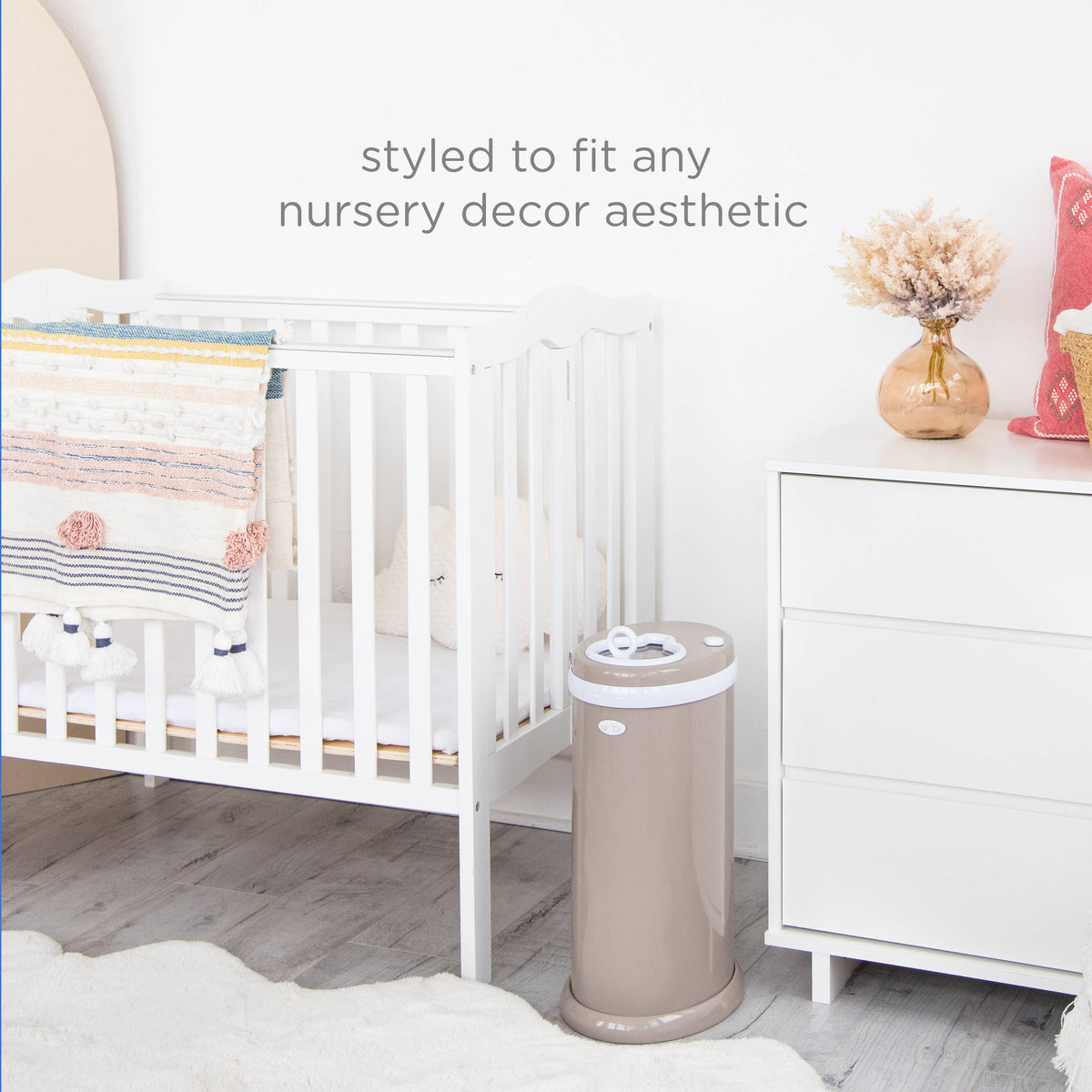 Taupe Diaper Pail
