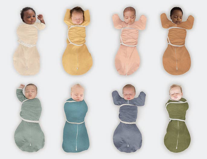 Omni Swaddle Sack, Heathered Gold