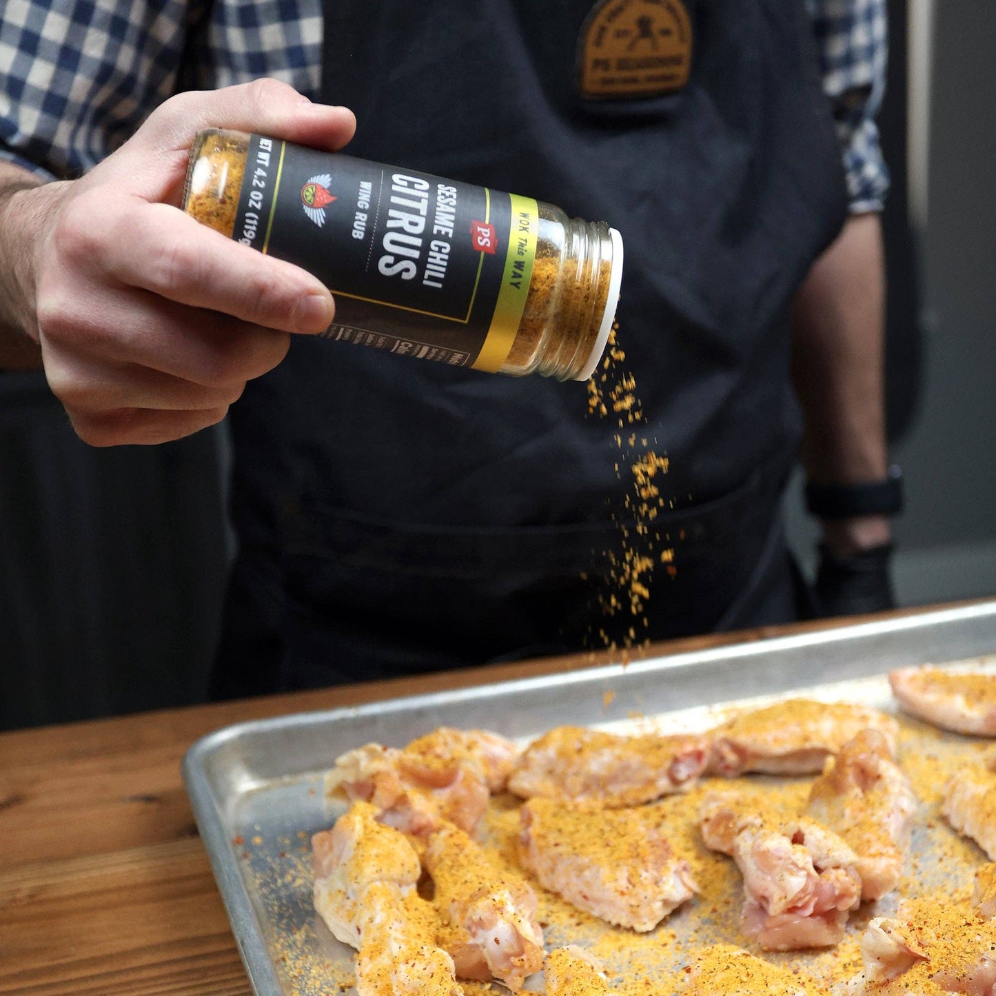 Sesame Chili Citrus Wing Rub