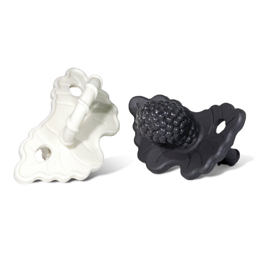 RaZberry Silicone Teether 2PK - Black & White