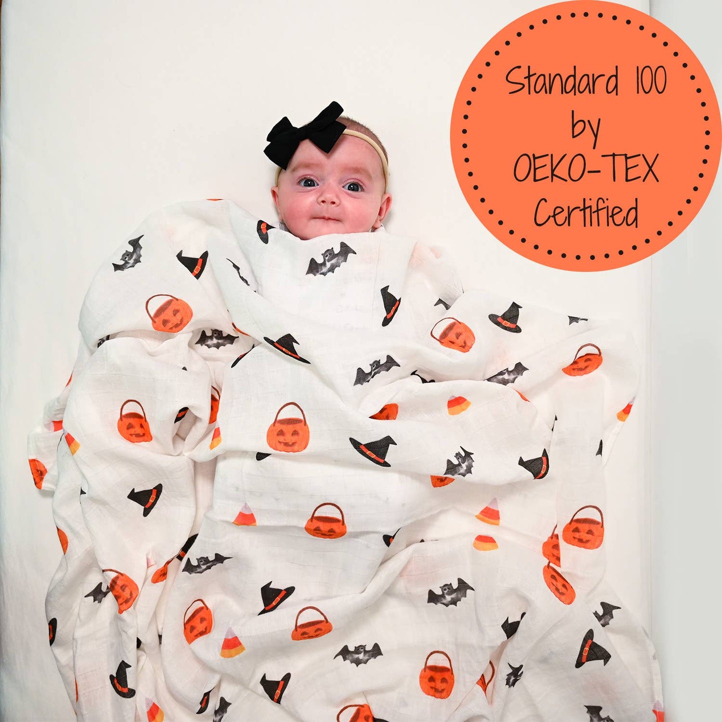 Boo-tiful Dreams Baby Muslin Swaddle Blanket