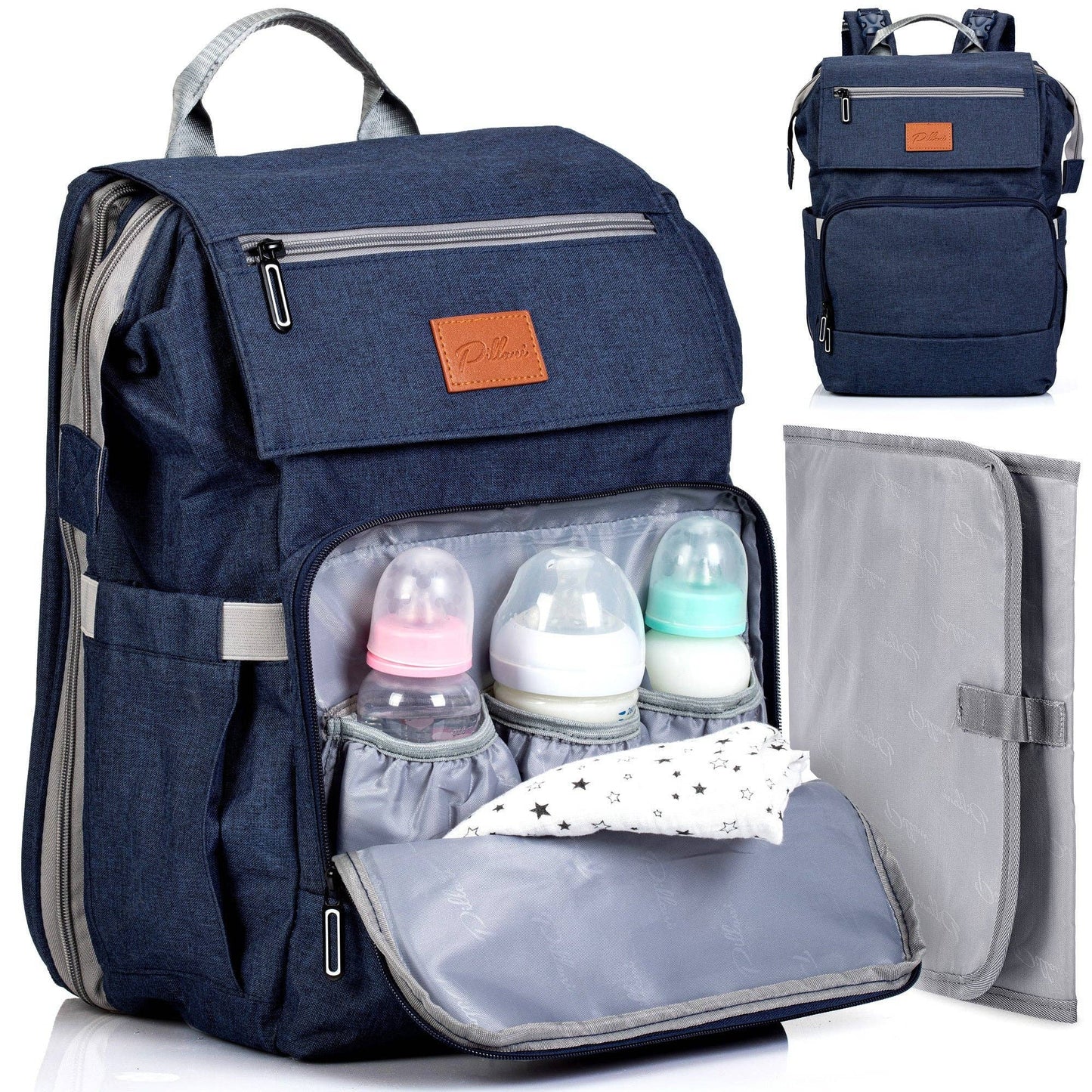 Pillani Baby Diaper Bag Backpack, Newborn Essentials
