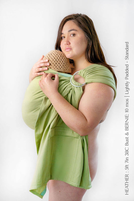 Moss Lightly Padded Ring Sling