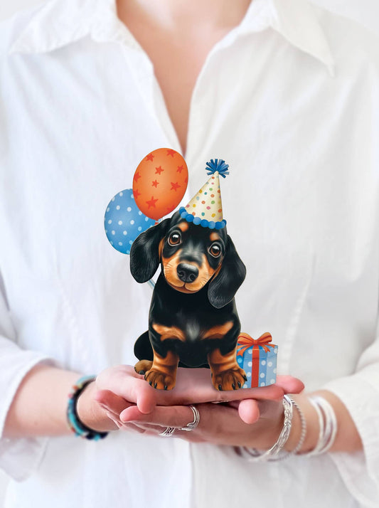 Mini Birthday Puppy Pop-up Greeting Cards