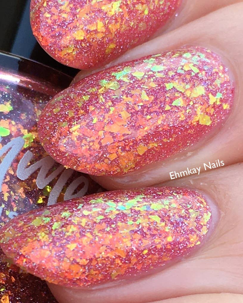 Anything Is Popsicle Flakie Nail Polish
