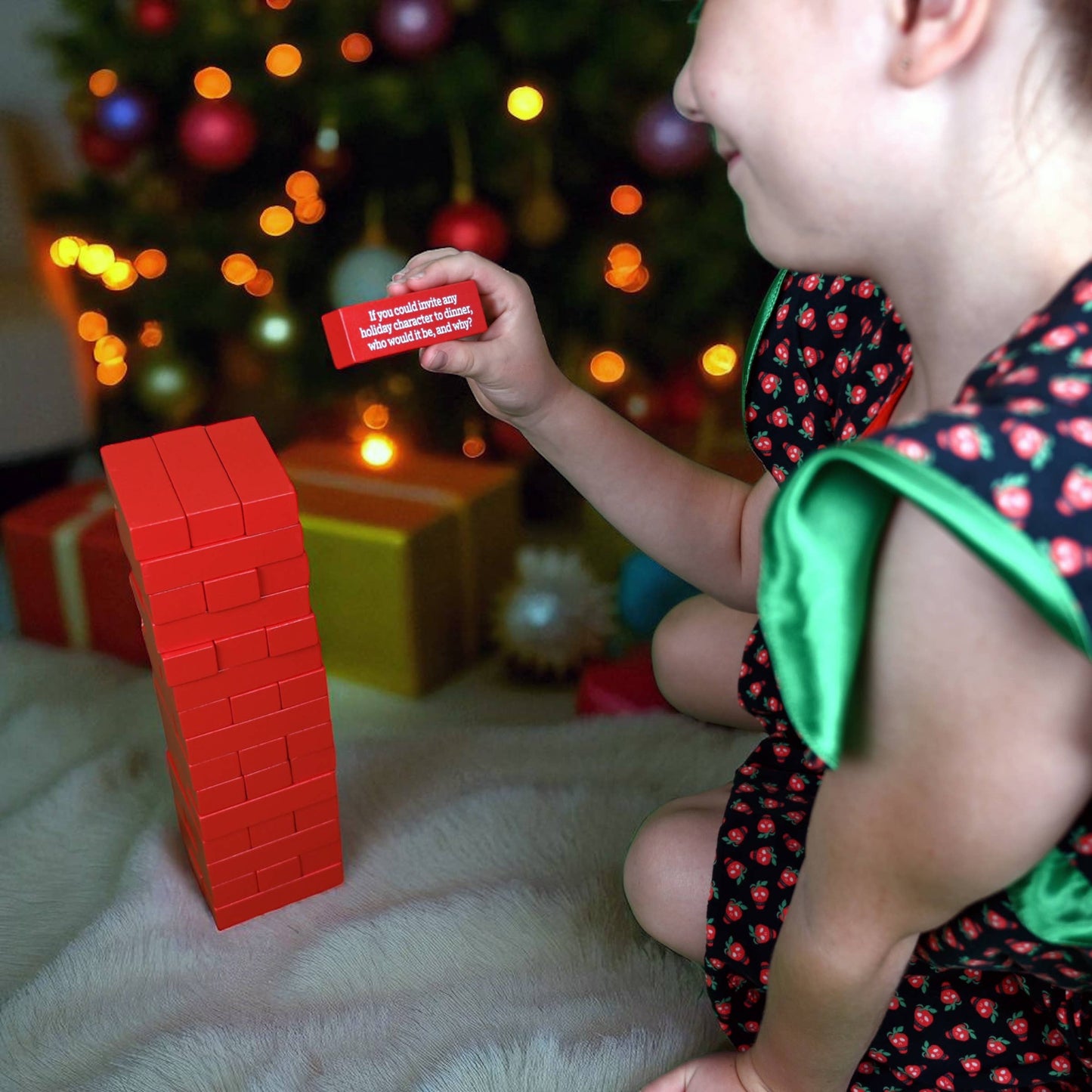 Down the Chimney - Tumbling Tower & Conversation Starters