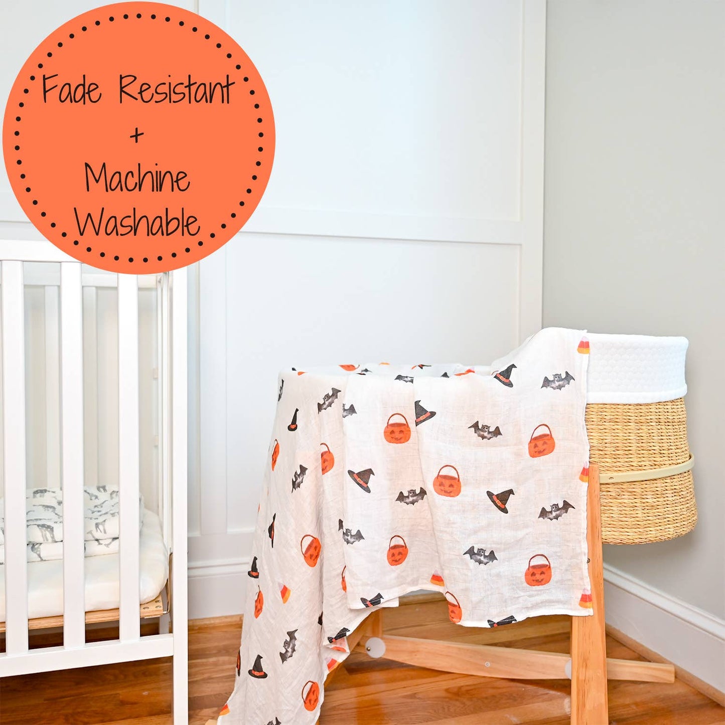 Boo-tiful Dreams Baby Muslin Swaddle Blanket