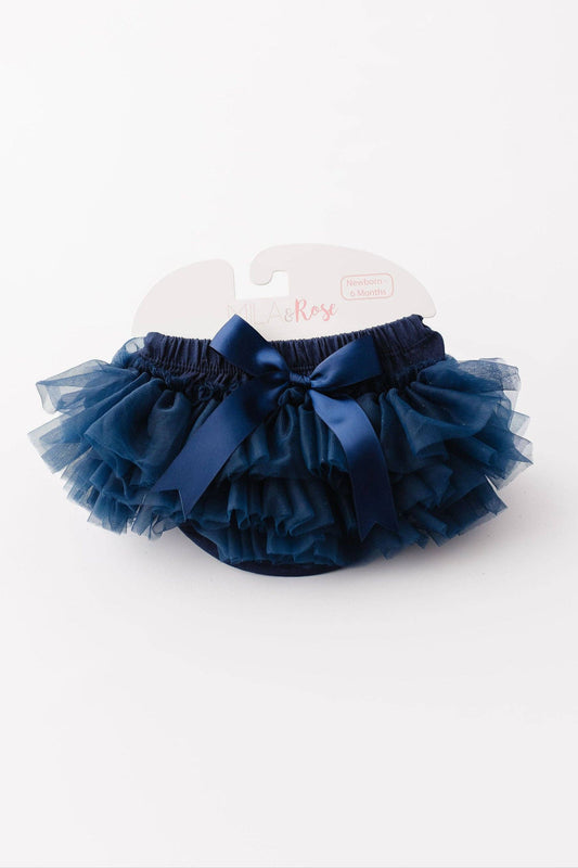 Navy Blue Ruffle Tutu Bloomer