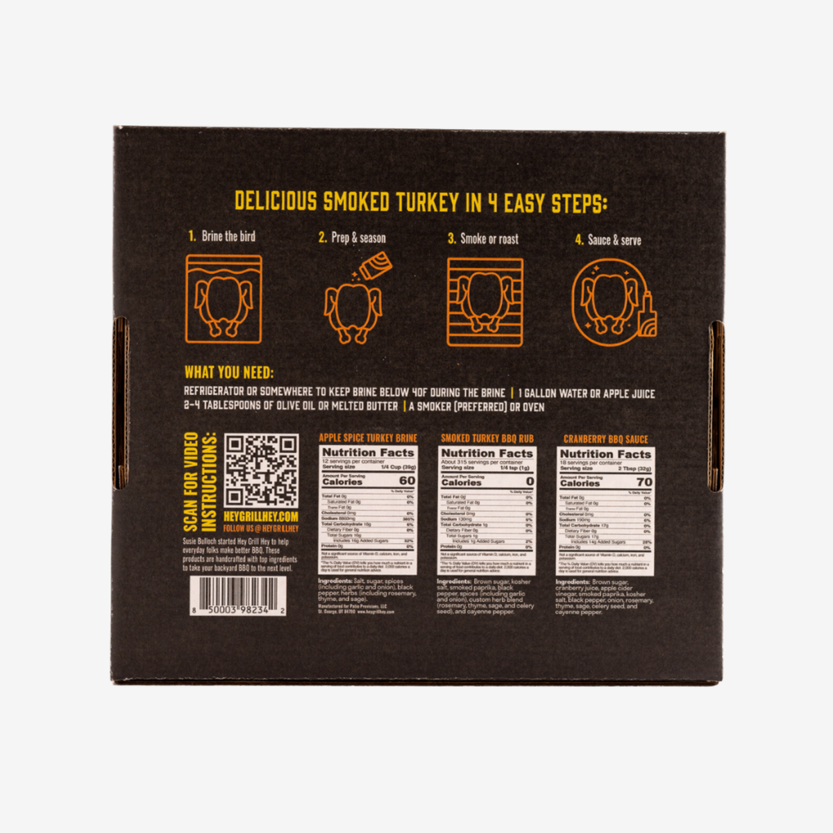Smoked Turkey Brine & Seasoning Kit