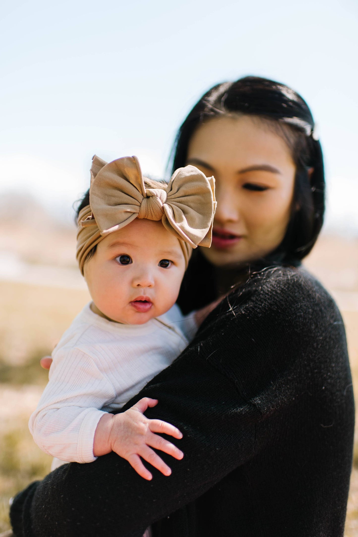 Baby Bling® FAB-BOW-LOUS® soft nylon bow headband
