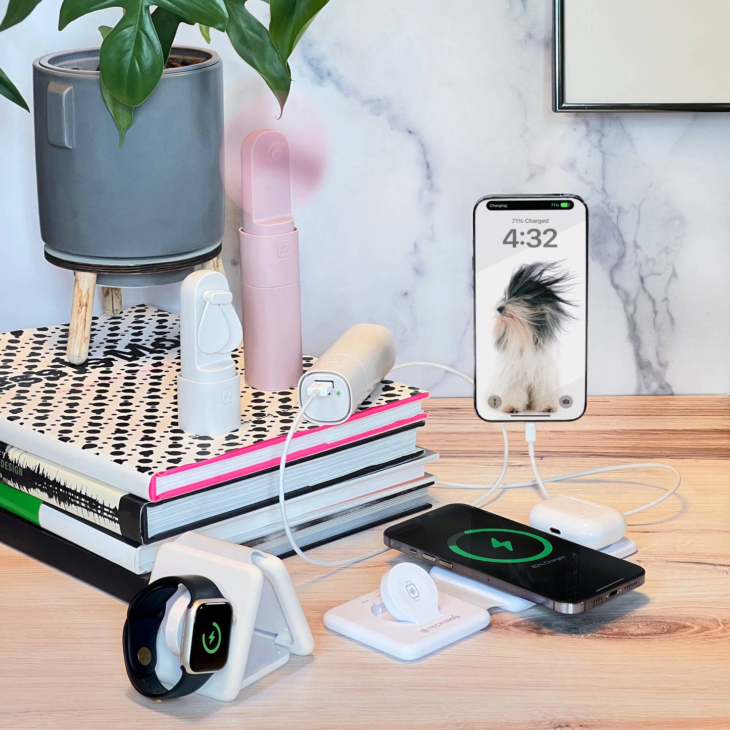 EASY BREEZY PORTABLE FAN + POWER BANK