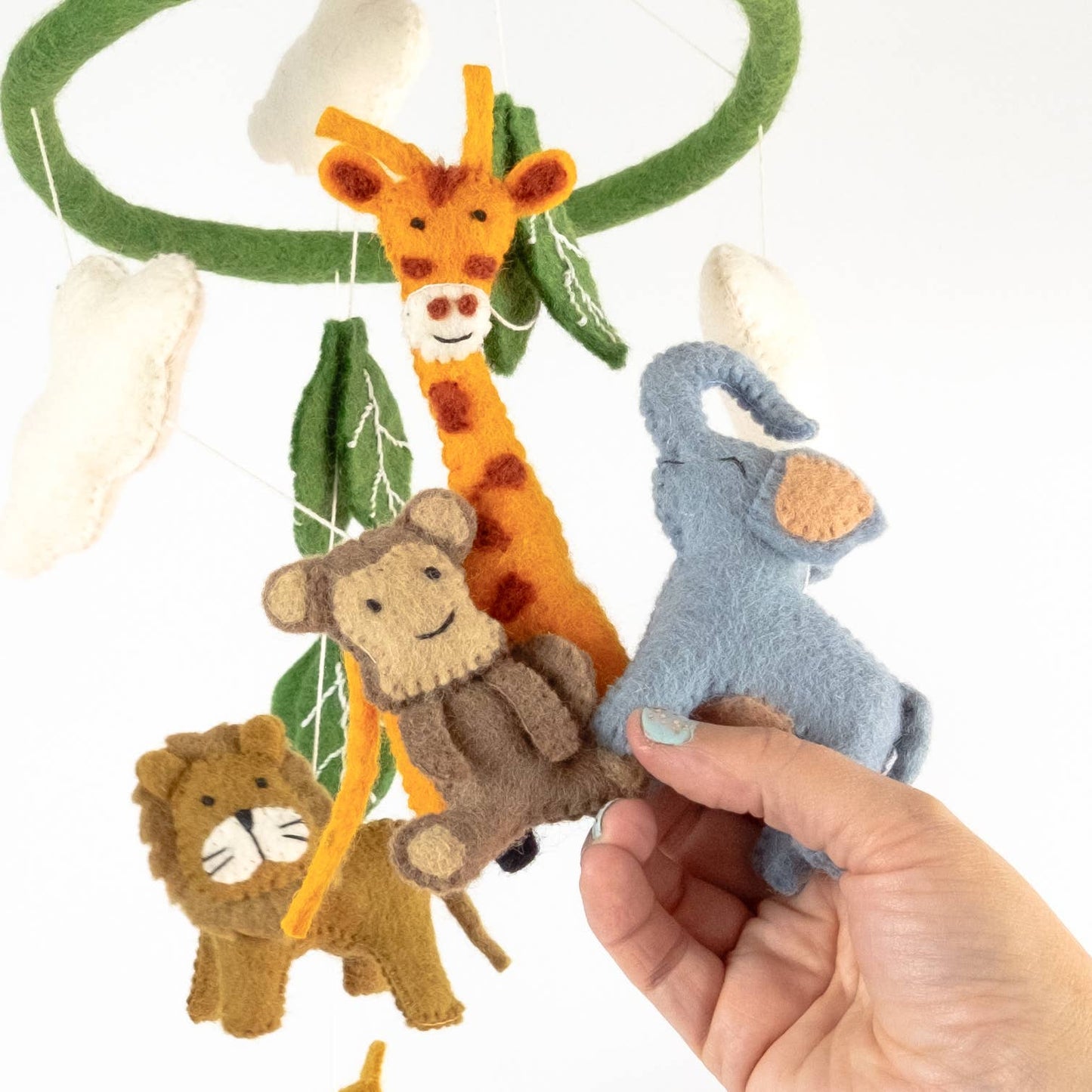 Baby Mobile -Jungle Animal - Nursery Decor