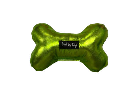 Gleam Green Bone Dog Toy