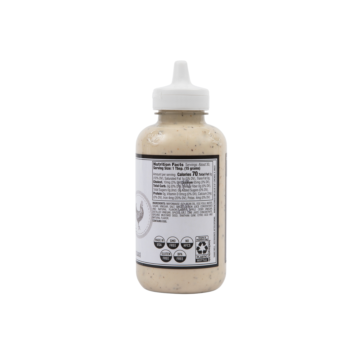 Lillie's Q White Wing Sauce ( Nt Wt 12.7 oz) Squeeze Bottle