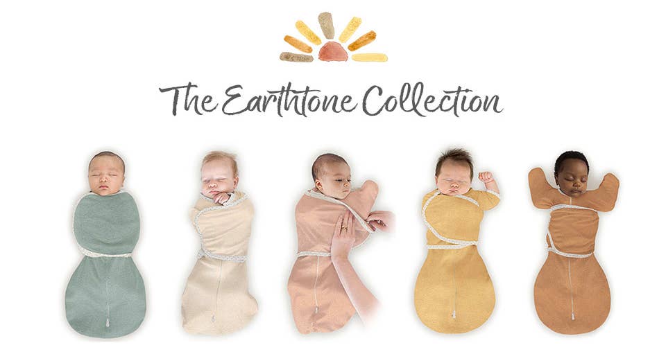 Omni Swaddle Sack, Heathered Green Turtle