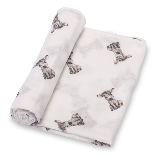Walk on the Wild Side Baby Muslin Swaddle Blanket