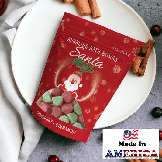 Christmas 2025 Bubble Bath Bombs | Santa Magic