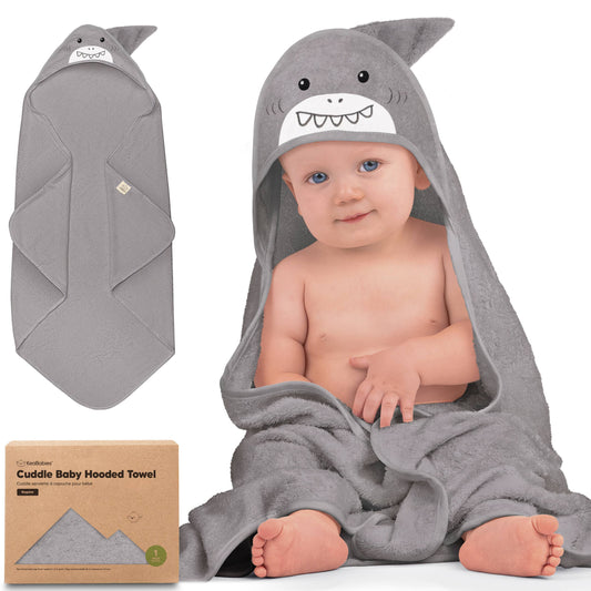 Shark Cuddle Baby Hooded Towel