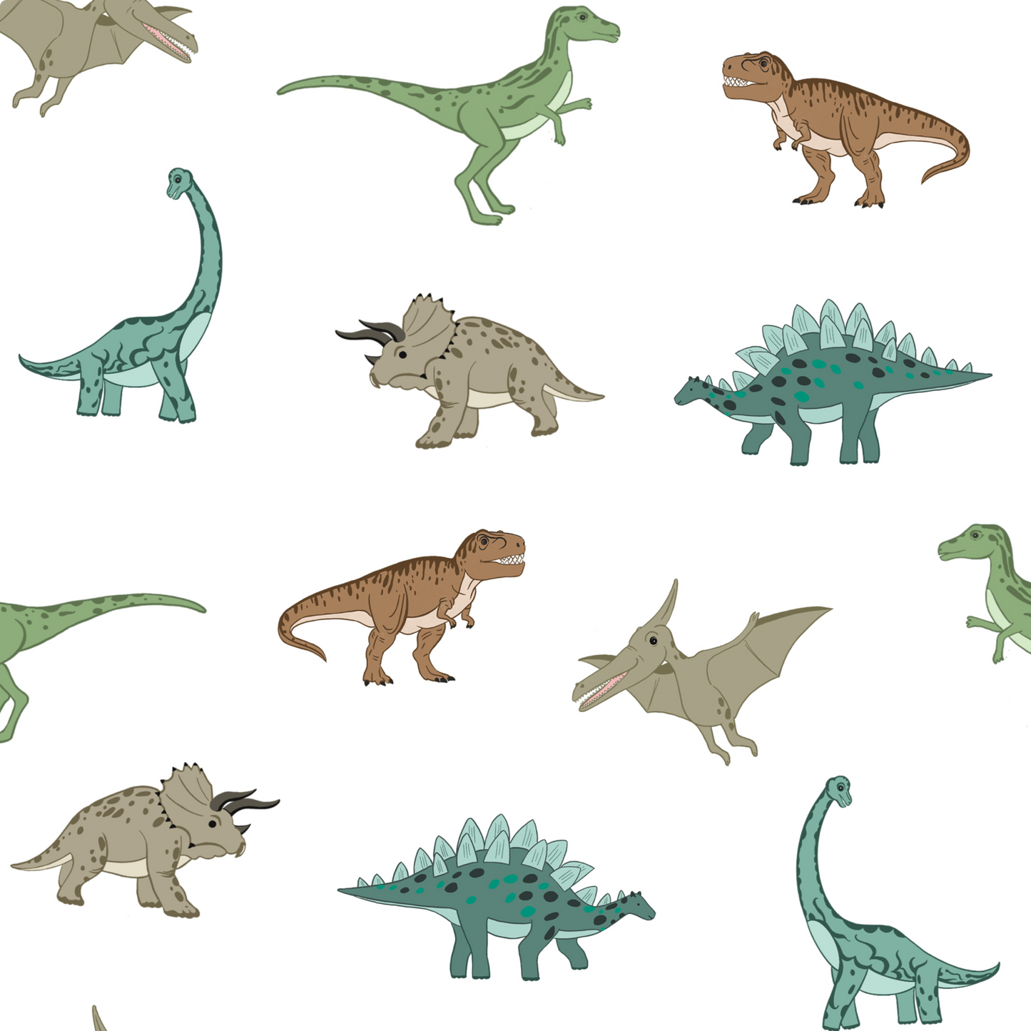 Baby Muslin Swaddle Blanket 47x47 Dinosaur