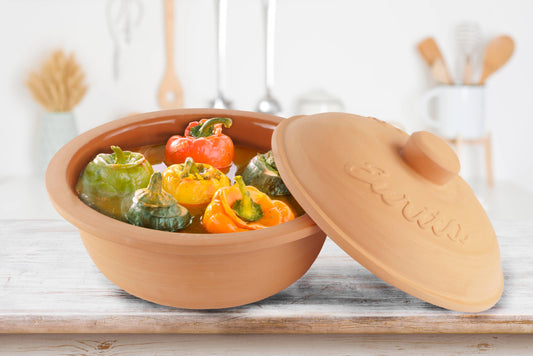 EURITA, Round Clay Dutch Oven