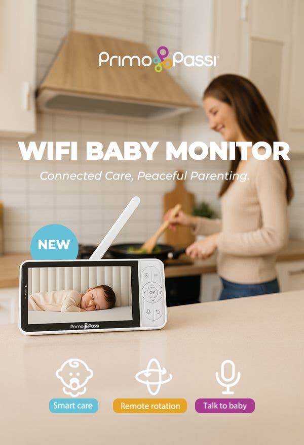 Primo Passi - Smart Wi-Fi Baby Monitor with 5” HD Screen
