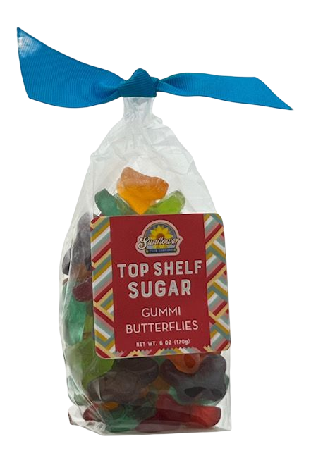 Gift Bag-Gummi Butterflies 6 oz. w/bow