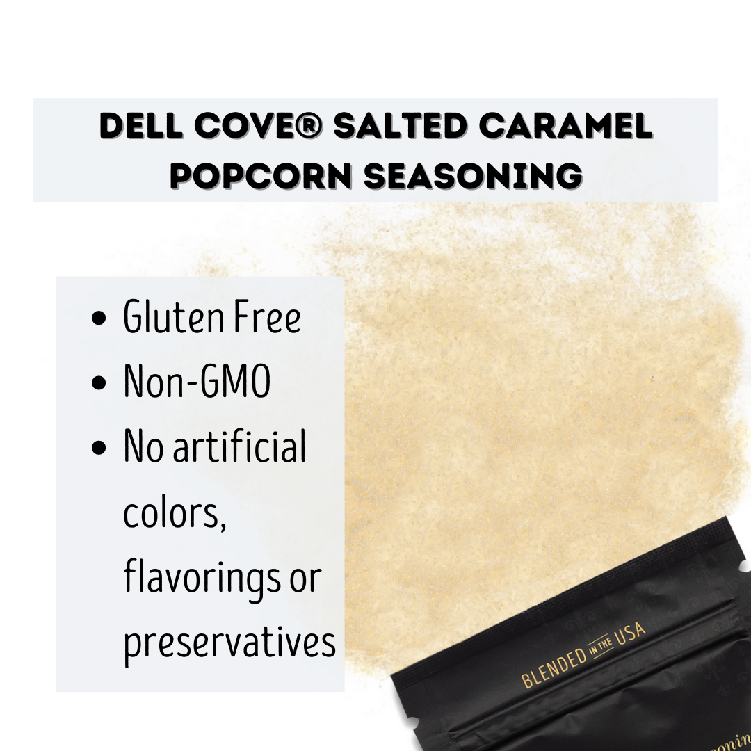 Salted Caramel Popcorn Seasoning - Gluten Free Caramel Corn
