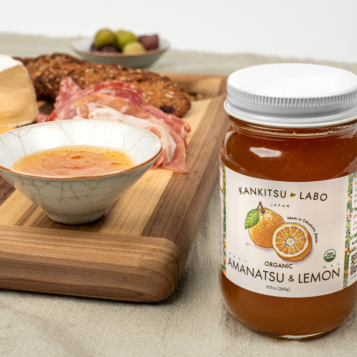 Organic Amanatsu & Lemon Jam 9.17 oz
