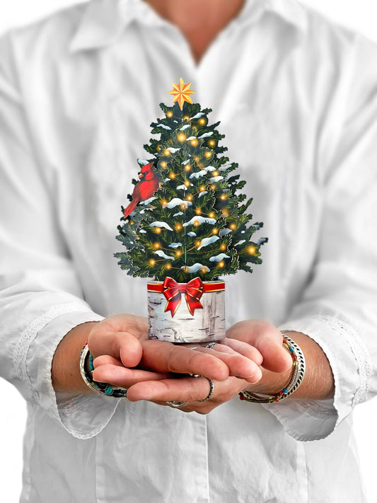 Merry Mini Tree Pop-up Greeting Cards